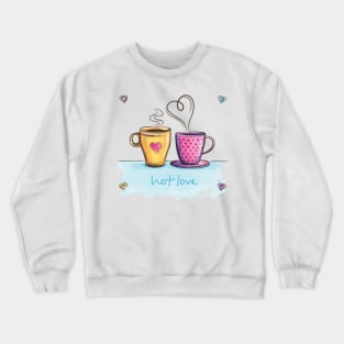 Coffee cups love Crewneck Sweatshirt